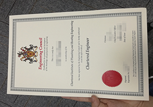 Chartered Engineer certificate