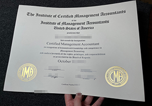 IMA CMA certificate