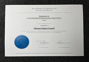 Ara Institute of Canterbury diploma