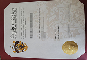 Cambrian College diploma