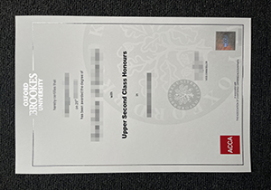 Oxford Brookes University diploma