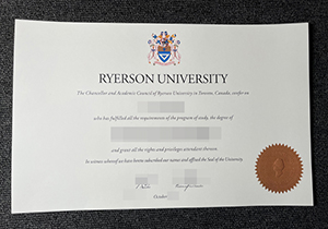 Ryerson University diploma