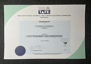 TAFE NSW certificate