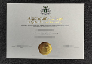 Algonquin College diploma