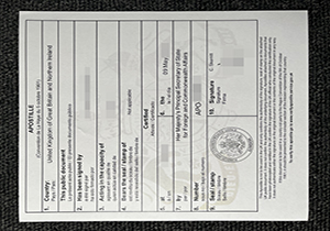 Apostille certificate