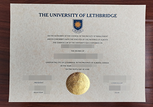 The University of Lethbridge degree