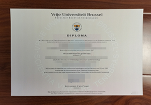 Vrije Universiteit Brussel diploma