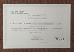 CFA UK Level 4 Certificate