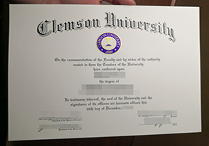 Clemson University degree