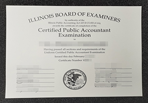 Illinois CPA certificate