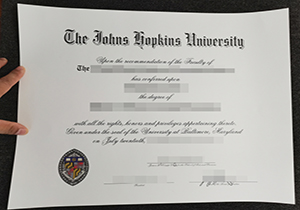 Johns Hopkins University degree