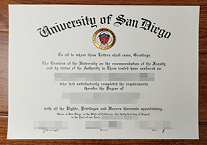 University of San Diego degree