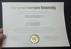 Western Governors University diploma-1