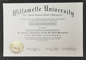 Williamette University degree