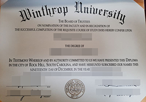 Winthrop University degree-1