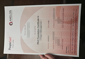 AXELOS ITIL Foundation Certificate