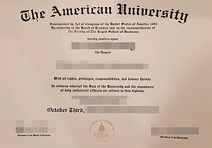 American University degree