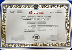 Ankara Üniversitesi diploma