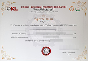 KL University degree