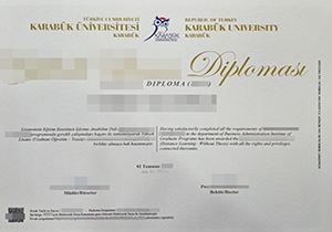 Karabük Üniversitesi diploma