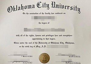 Oklahoma City University diploma