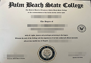 Palm Beach State College diploma