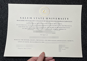 Salem State University diploma