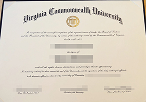 Virginia Commonwealth University diploma