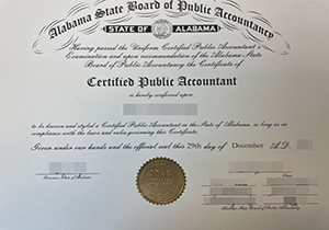 Alabama CPA certificate