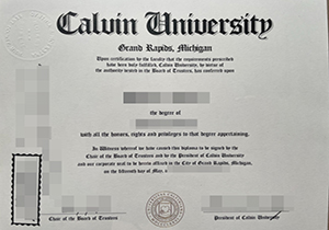 Calvin University degree