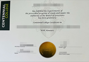 Centennial College diploma