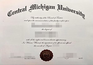 Central Michigan University diploma