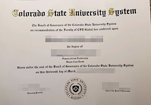 Colorado State University degree