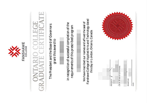 Fanshawe College graduate certificate