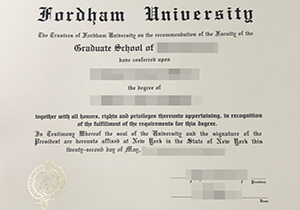 Fordham University degree