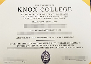 Knox College diploma