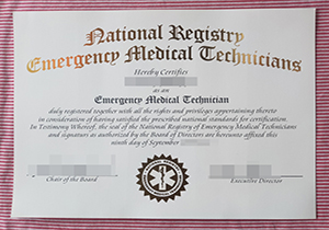 NREMT Certificate