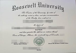 Roosevelt University diploma