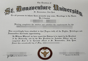 St. Bonaventure University degree