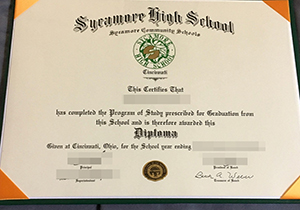 Sycamore High School diploma