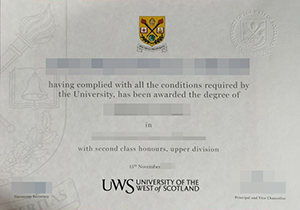 UWS degree