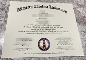 Western Carolina University diploma