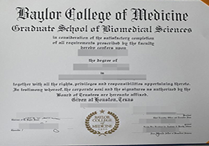 Baylor College of Medicine diploma-1