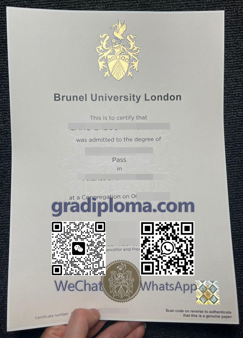 Brunel University London degree