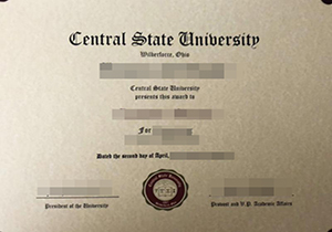 Central State University degree-1