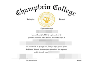 Champlain College degree-1