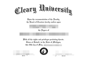 Cleary University degree-1