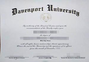 Davenport University degree-1