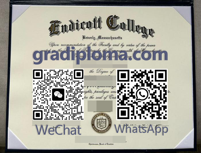 Endicott College diploma
