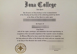 Iona College degree-1